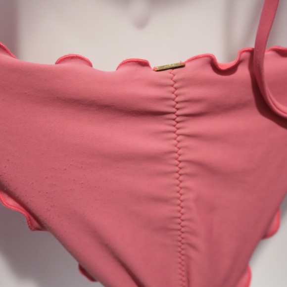 Pink Tie String Bikini - Picture 4 of 7